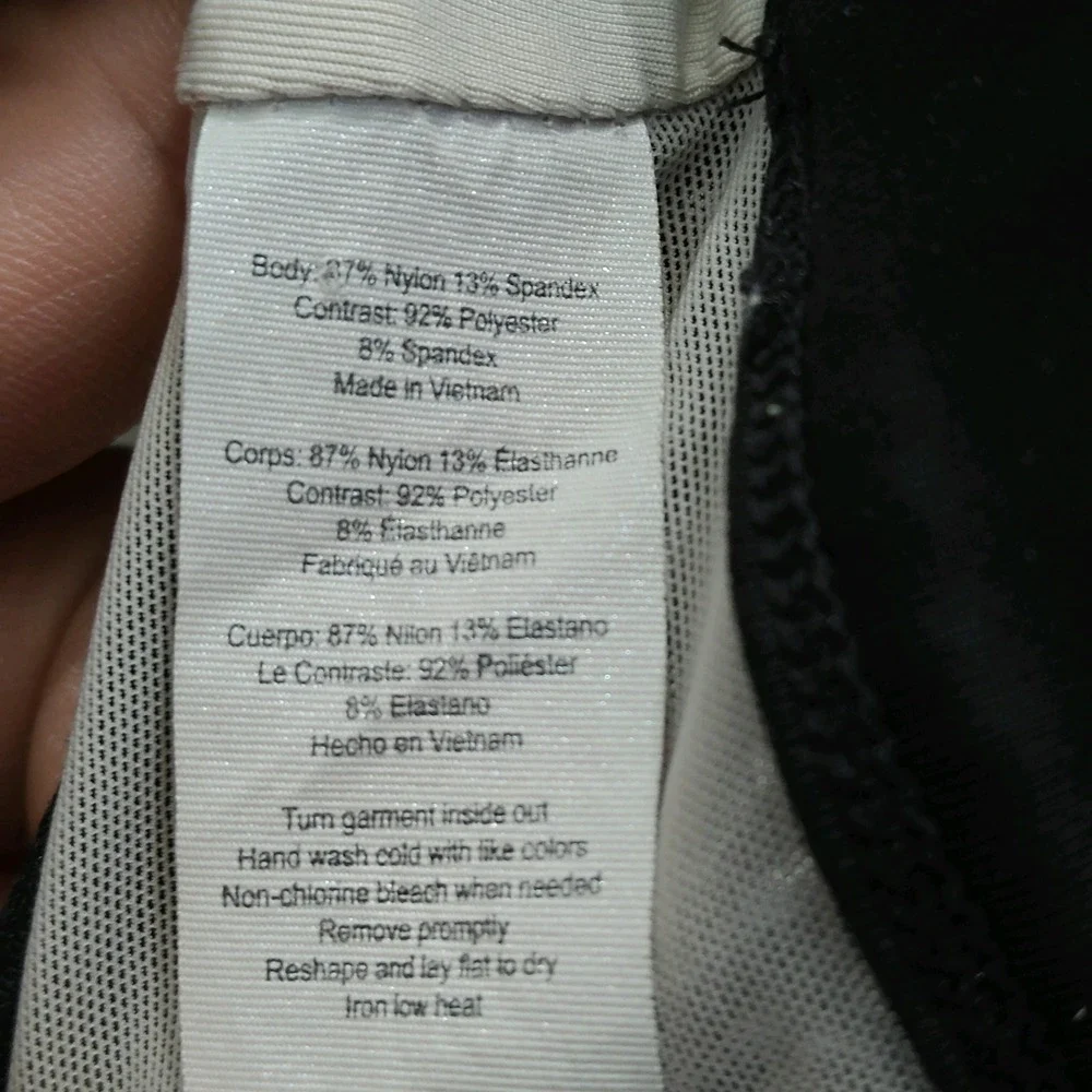 Alo Yoga Black‎ High Neck Mesh Racerback Sports Bra Small Activewear